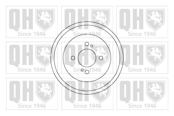 QUINTON HAZELL Тормозной барабан BDR537